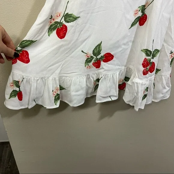 Rails Madison Wrap Dress Strawberry print - Picture 7 of 11